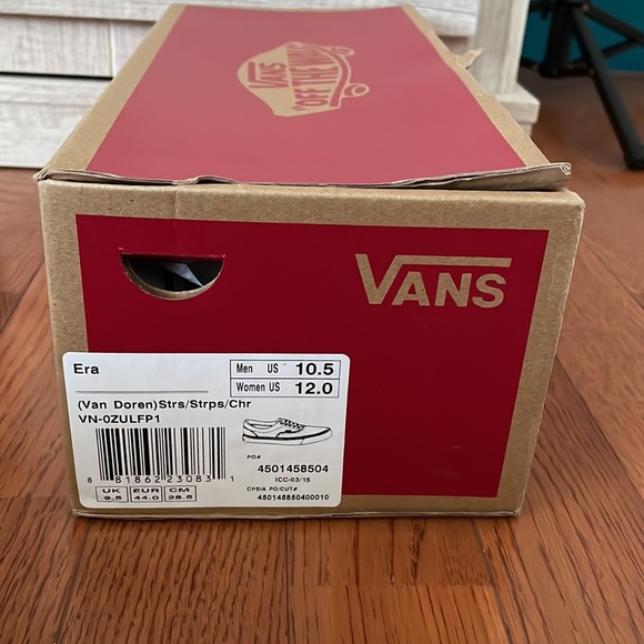 VANS Era (Van Doren) Stars and Stripes/Checkered Men's Shoes - Picture 11 of 16